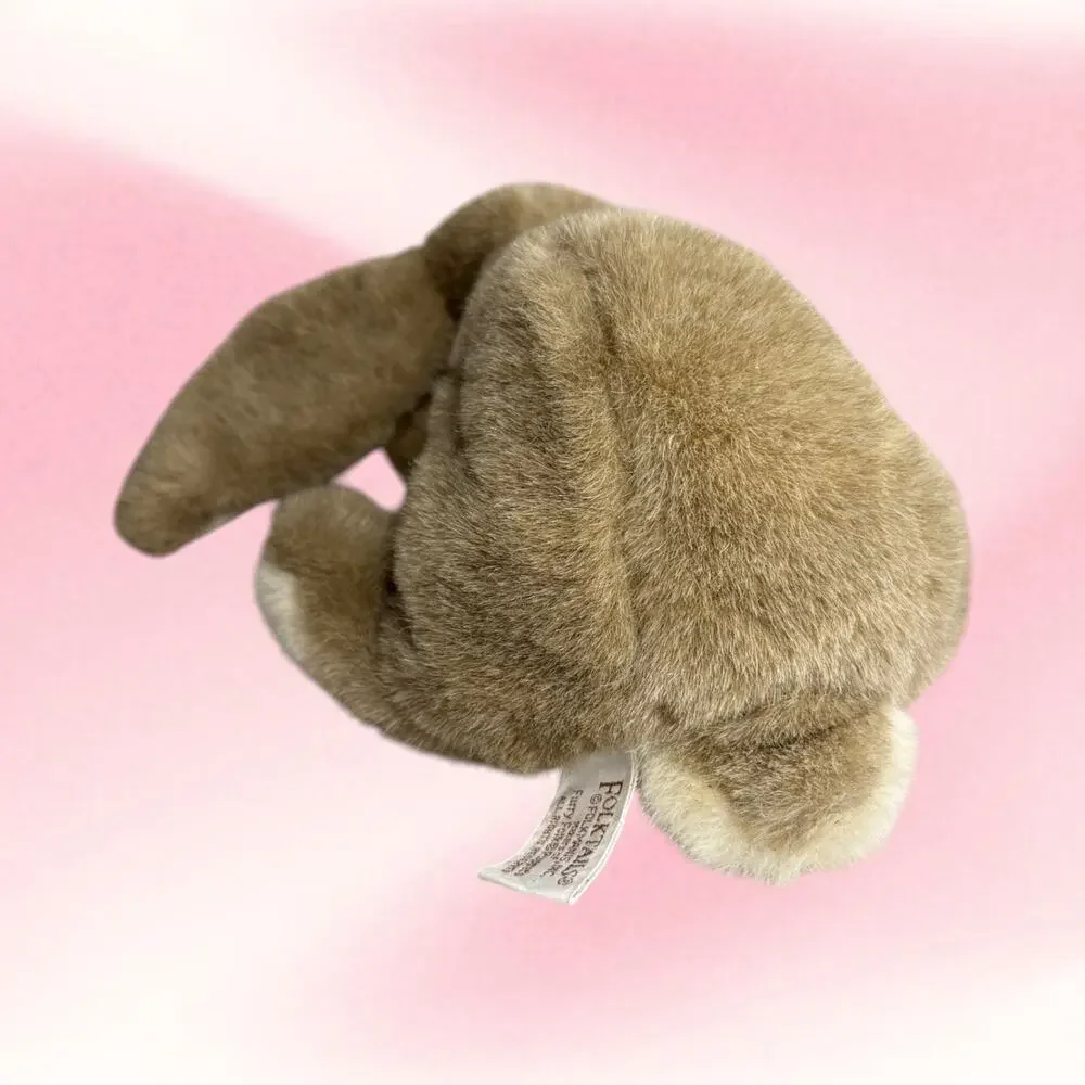 Vintage Folkmanis FolkTails Lop Ear Rabbit Hand Puppet 12